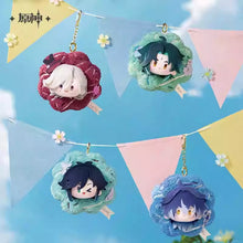 Load image into Gallery viewer, Genshin Impact Spring Blossom Tales Themed Floral Wreath Plush Keychain Preorder
