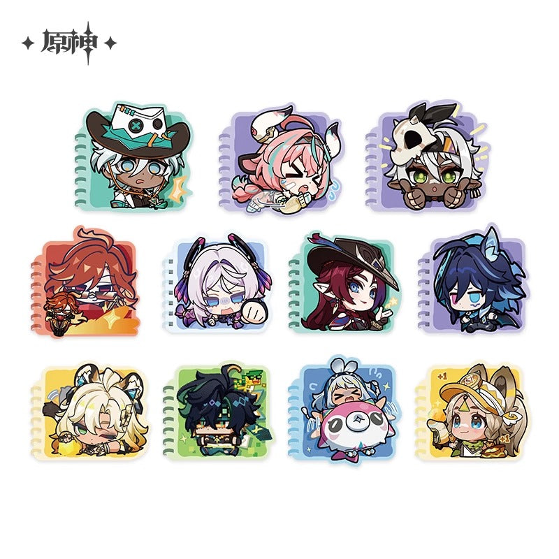 Genshin Impact Natlan Emoticon Character Coil Notepad Preorder