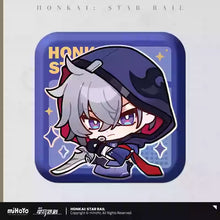 Load image into Gallery viewer, Honkai: Star Rail Pom Pom Exhibition Hall Themed Square Badge
