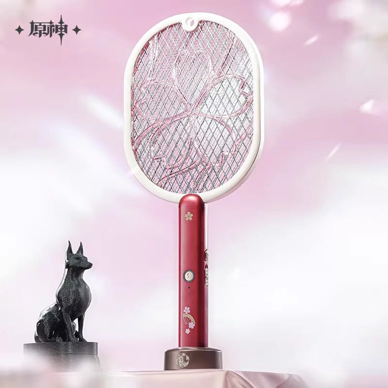 Genshin Impact Thunderous Wabi-sabi Yae Miko Themed Electric Mosquito Swatter