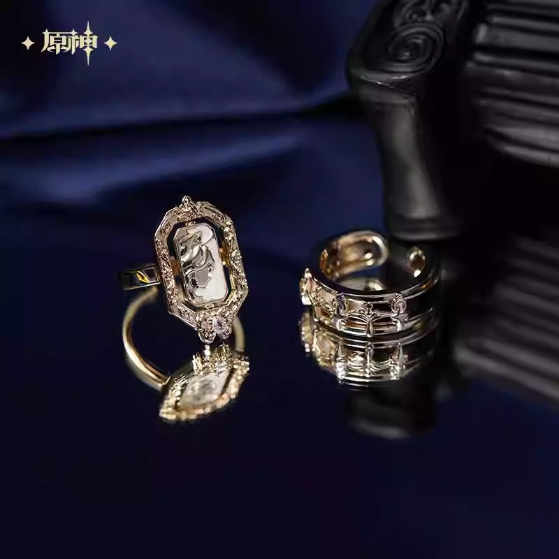 Genshin Impact Furina Themed Rings