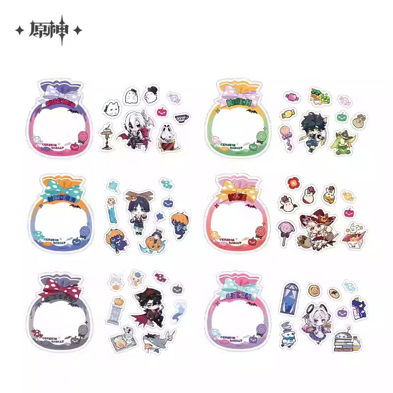 Genshin Impact Twilight Whimsy Themed Sticker Set Preorder