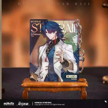 Load image into Gallery viewer, Honkai: Star Rail Train Travel Journal Themed Acrylic Keychain Preorder
