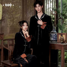 Load image into Gallery viewer, Genshin Impact Zhongli Themed Velvet Pajama Set Preorder
