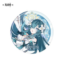 Load image into Gallery viewer, Genshin Impact Snezhnaya Character Badge Preorder
