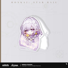 Load image into Gallery viewer, Honkai: Star Rail Nameless Guest Themed Acrylic Character Clip Preorder
