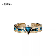 Load image into Gallery viewer, Genshin Impact Citali Themed Turquoise Ring Preorder
