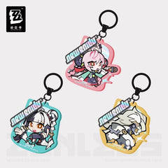 Zenless Zone Zero New Eridu Themed Krampus Compliance Authority Chibi Character Keychain Preorder