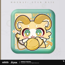 Load image into Gallery viewer, Honkai: Star Rail Pom Pom Exhibition Hall Themed Square Badge
