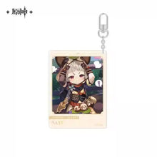 Load image into Gallery viewer, Genshin Impact Destined Day Themed Acrylic Character Keychain Preorder
