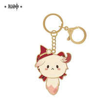 Load image into Gallery viewer, Genshin Impact Tea Party Partner Dodoco Metal Keychain Preorder
