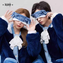 Load image into Gallery viewer, Genshin Impact Neuvillette Themed Home Nightgown With Eye Mask Preorder
