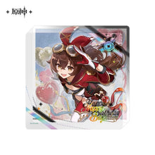 Load image into Gallery viewer, Genshin Impact Destined Day Themed 2025 Thick Acrylic Character Coaster Preorder
