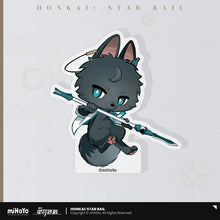 Load image into Gallery viewer, Honkai: Star Rail Fluffy Across the Blue Themed Mini Acrylic Stand Preorder
