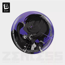 Load image into Gallery viewer, Zenless Zone Zero Krampus Compliance Authority Cinema Themed Reflective Character Badge Preorder
