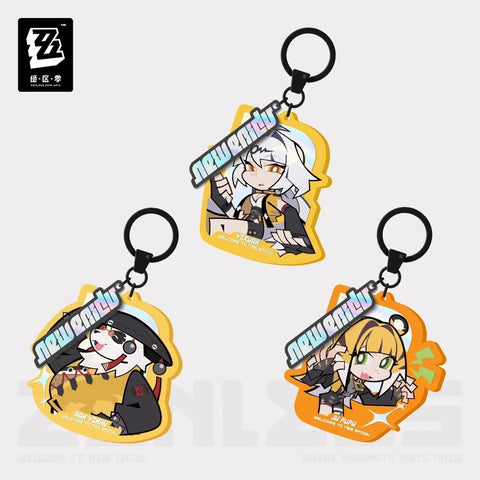Zenless Zone Zero New Eridu Themed Yunkui Summit Acrylic Chibi Character Keychain Preorder