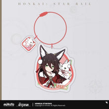 Load image into Gallery viewer, Honkai: Star Rail Tiny Cat Themed Acrylic Character Keychain Preorder
