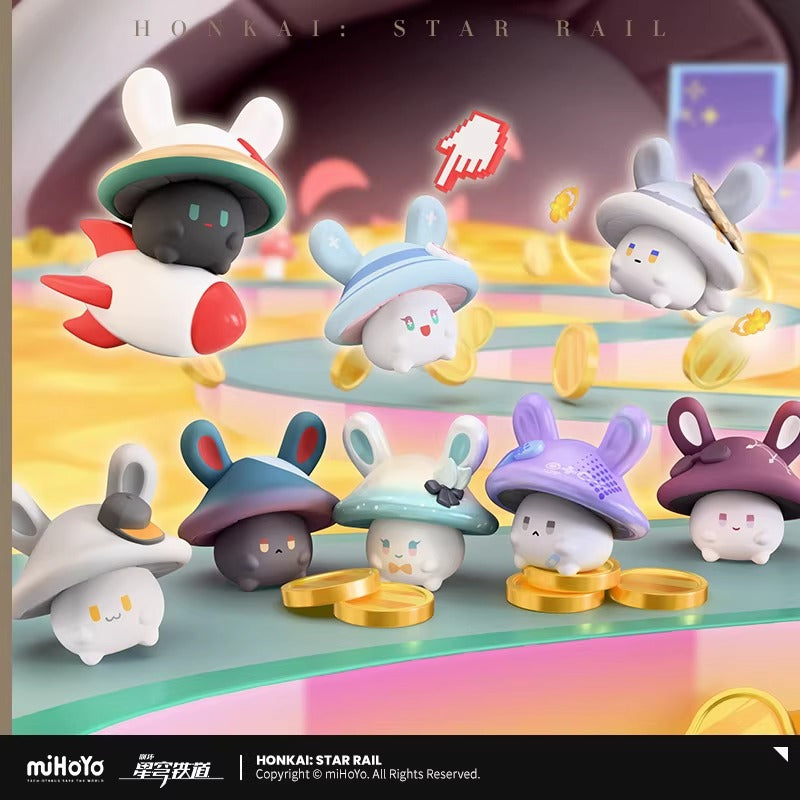 Honkai: Star Rail Rabbit Mushroom and Mushroom Rabbit Mini Figure Blind Box