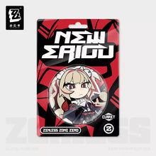 Load image into Gallery viewer, Zenless Zone Zero New Eridu Themed Flint Workshop Chibi Character Badge Preorder
