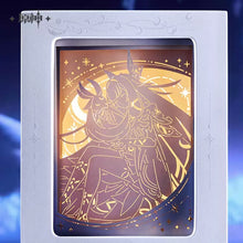 Load image into Gallery viewer, Genshin Impact Selenic Chronicles Four-Sided Rotating Paper Sculpture Night Light Music Box Gift Set Preorder
