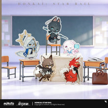 Load image into Gallery viewer, Honkai: Star Rail Fluffy Across the Blue Themed Mini Acrylic Stand Preorder

