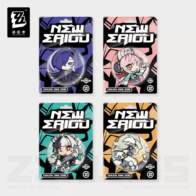 Zenless Zone Zero New Eridu Themed Krampus Compliance Authority Chibi Character Badge Preorder