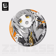 Load image into Gallery viewer, Zenless Zone Zero Yunkui Summit Cinemas Themed Reflective Character Badge Preorder
