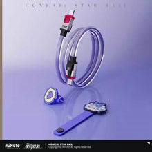 Load image into Gallery viewer, Honkai: Star Rail Silver Wolf Treasure Pixel Themed Fast Charging Adapter and Cable Preorder
