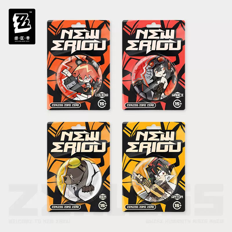 Zenless Zone Zero Belobog Heavy Industries Chibi Character Badge Preorder