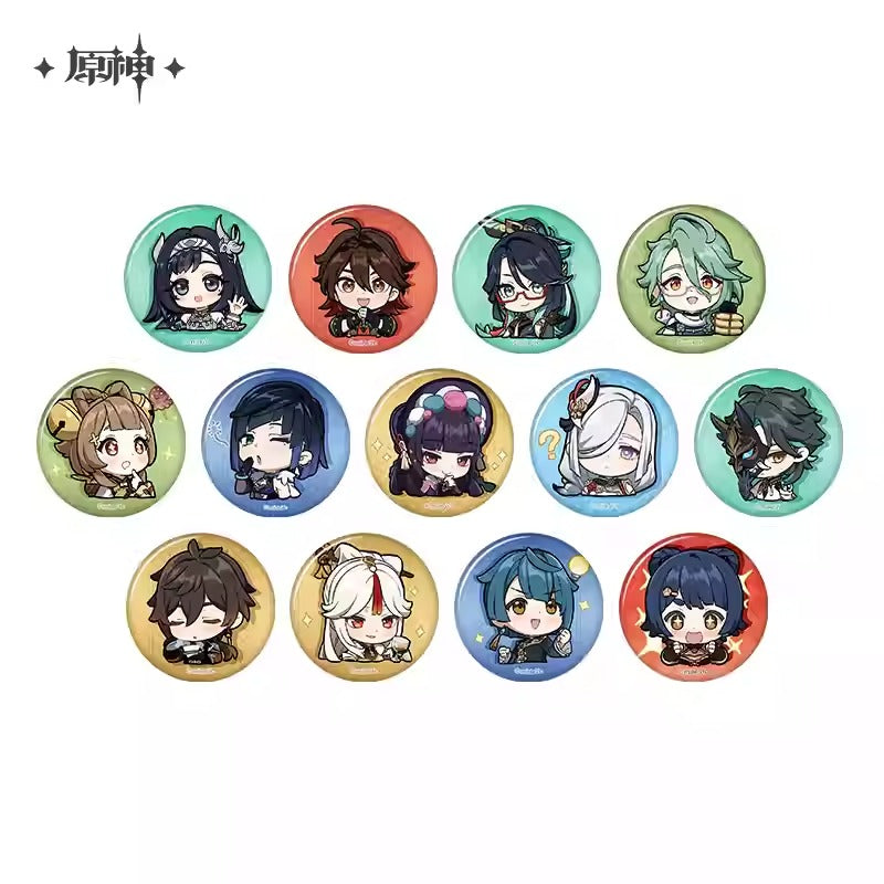 Genshin Impact Liyue Emoticon Badges