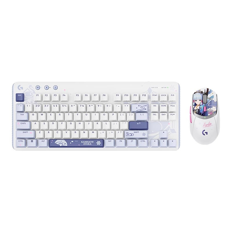 Genshin Impact x Logitech Kamisato Ayaka Gaming Keyboard & Mouse Preorder