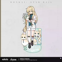 Load image into Gallery viewer, Honkai: Star Rail Tiny Cat Themed Acrylic Character Stand Preorder
