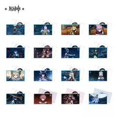 Genshin Impact Moonlit Ballad Of The Night Themed Collectible Card Set Blind Box Preorder