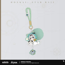 Load image into Gallery viewer, Honkai: Star Rail Girls Dormitory Themed Acrylic Chibi Character Pendant Preorder

