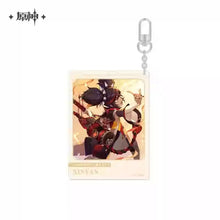 Load image into Gallery viewer, Genshin Impact Destined Day Themed Acrylic Character Keychain Preorder
