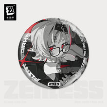 Load image into Gallery viewer, Zenless Zone Zero Flint Workshop Cinema Themed Reflective Character Badge Preorder

