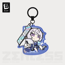 Load image into Gallery viewer, Zenless Zone Zero New Eridu Themed External Strategy Department Chibi Character Keychain Preorder
