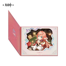 Load image into Gallery viewer, Genshin Impact Destined Day Themed 2025 Flip-Style Character Signboard Preorder
