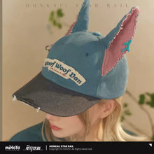 Load image into Gallery viewer, Honkai: Star Rail Fluffy Across the Blue Themed Woof Woof Dan Baseball Cap Preorder
