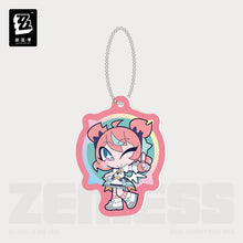 Load image into Gallery viewer, Zenless Zone Zero PINK Sugar Rush Themed Angels of Delusion Acrylic Keychain Preorder
