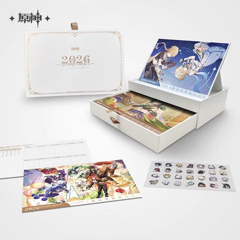 Genshin Impact 2026 Desk Calendar Preorder