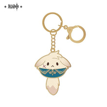 Load image into Gallery viewer, Genshin Impact Tea Party Partner Dodoco Metal Keychain Preorder
