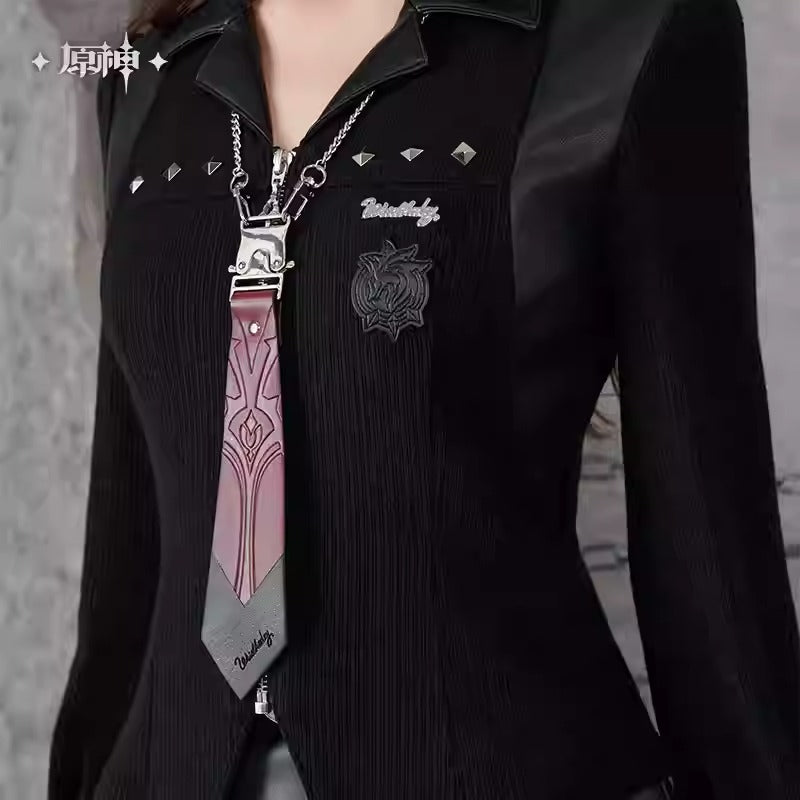 Genshin Impact Wriothesley Themed Knitted Shirt Preorder