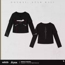 Load image into Gallery viewer, Honkai: Star Rail Acheron Themed Long Sleeved T-Shirt Preorder
