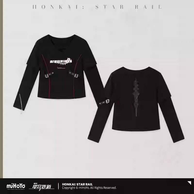 Honkai: Star Rail Acheron Themed Long Sleeved T-Shirt Preorder