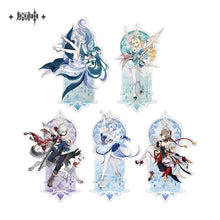 Load image into Gallery viewer, Genshin Impact Snezhnaya Acrylic Character Stands Preorder
