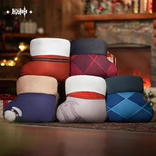 Load image into Gallery viewer, Genshin Impact House of the Hearth Winter Plush Pillow &amp; Blanket Set Preorder
