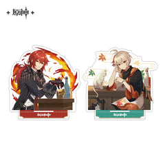 Genshin Impact Offline Store Themed Diluc And Kazuha Merchandise