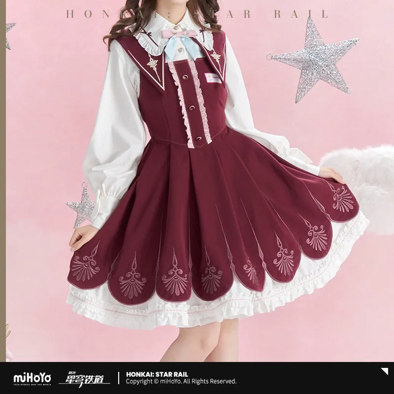 Honkai: Star Rail Hyacine Themed Overall Dress Preorder