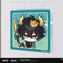 Load image into Gallery viewer, Honkai: Star Rail Pom-Pom Exhibition Hall Themed Quicksand Fridge Magnet Preorder
